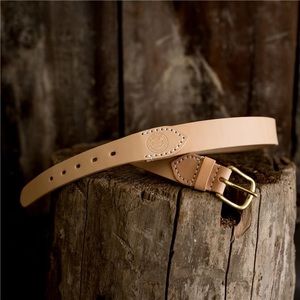 Vegetable Tanned Leather Belt Vintage non RRL